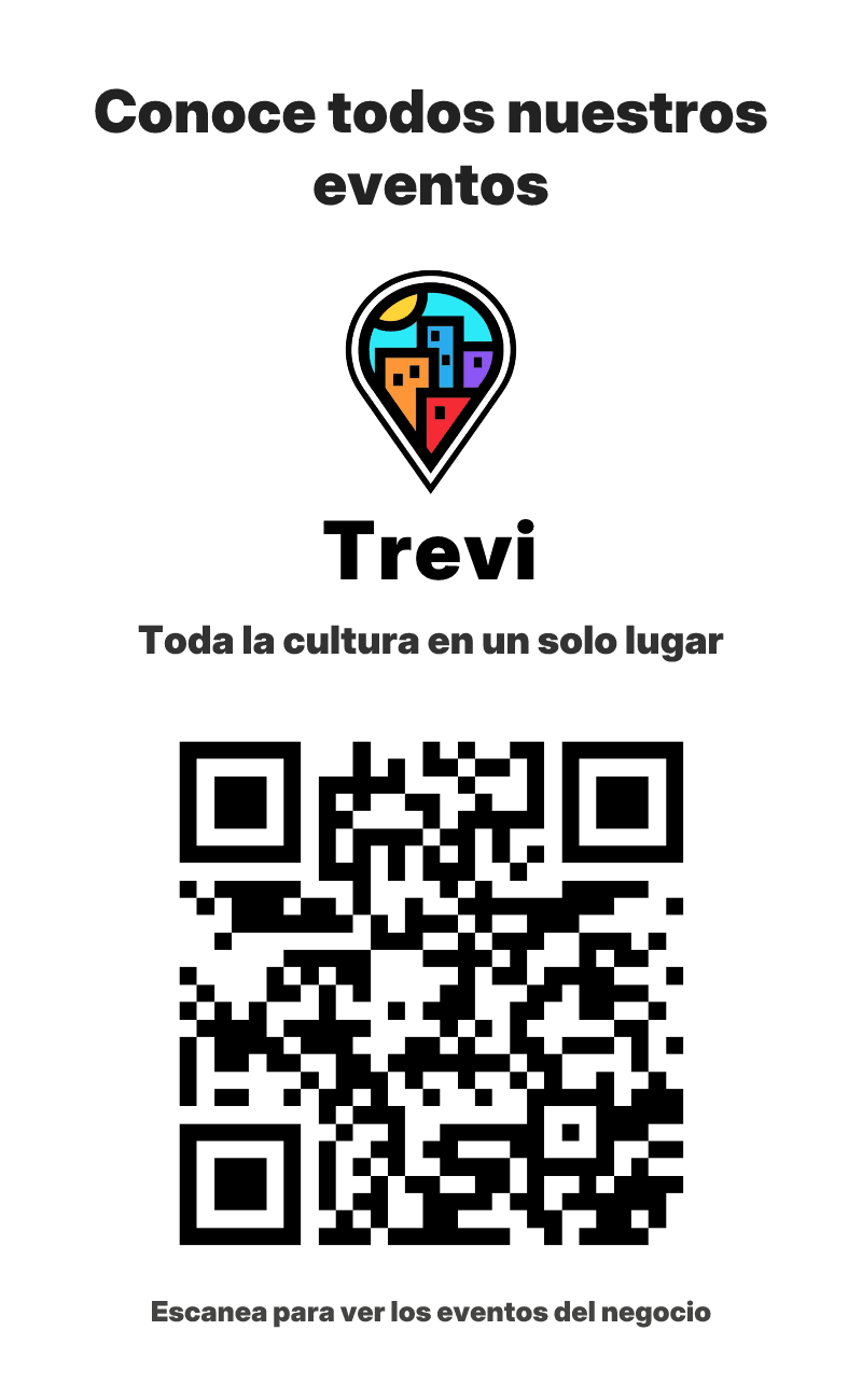 Imagen con QR de eventos del negocio